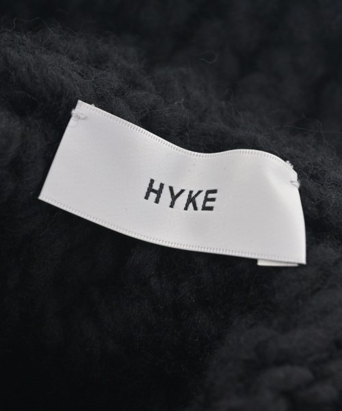HYKE（ハイク）マフラー 黒 サイズ:- レディース/2200614689037