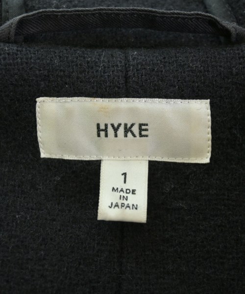 HYKE（ハイク）ダッフルコート 黒 サイズ:1(S位) レディース/2200631533016
