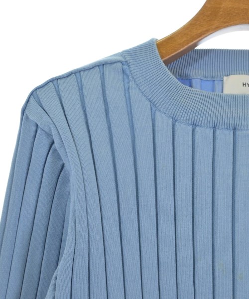 HYKE（ハイク）ニット・セーター 青 サイズ:1(S位) レディース/2200617899013