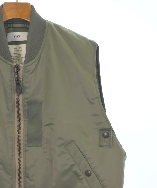 HYKE（ハイク）ミリタリーブルゾン カーキ サイズ:1(S位) レディース/2200632476091
