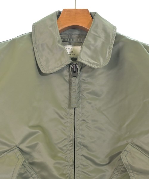 HYKE（ハイク）ミリタリーブルゾン カーキ サイズ:L メンズ/2200632899012
