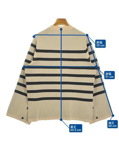 HYKE（ハイク）ニット・セーター ベージュ サイズ:1(S位) レディース/2200617989066