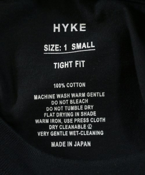 HYKE（ハイク）Tシャツ・カットソー 黒 サイズ:S レディース/2200628213556