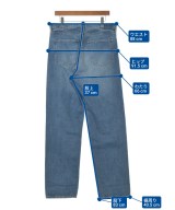 HYKE（ハイク）デニムパンツ 青 サイズ:36(XXL位) メンズ/2200633479015