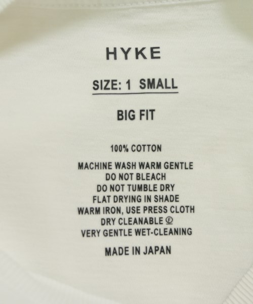 HYKE（ハイク）Tシャツ・カットソー 白 サイズ:1(S位) レディース/2200601616060