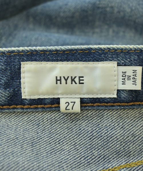 HYKE（ハイク）デニムパンツ 青 サイズ:27(M位) レディース/2200610523014