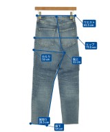 HYKE（ハイク）デニムパンツ 青 サイズ:27(M位) レディース/2200610523014