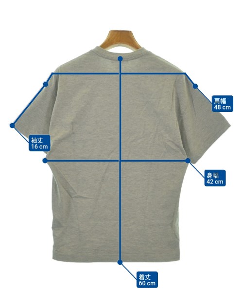 HYKE（ハイク）Tシャツ・カットソー グレー サイズ:1(S位) レディース/2200610869075