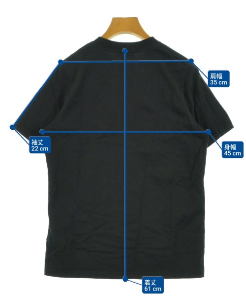 HYKE（ハイク）Tシャツ・カットソー 黒 サイズ:1(S位) レディース/2200611177070