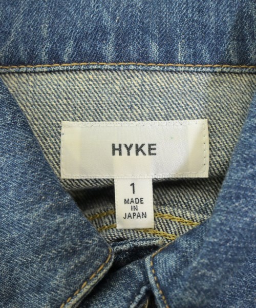 HYKE（ハイク）デニムジャケット 青 サイズ:1(S位) レディース/2200611284044