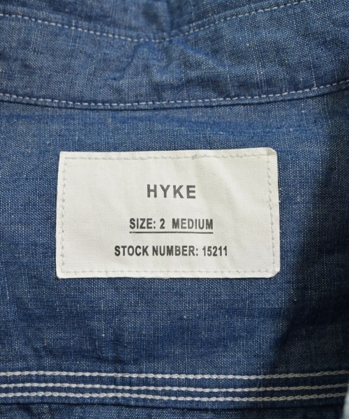 HYKE（ハイク）カジュアルシャツ 紺 サイズ:2(M位) レディース/2200611593047