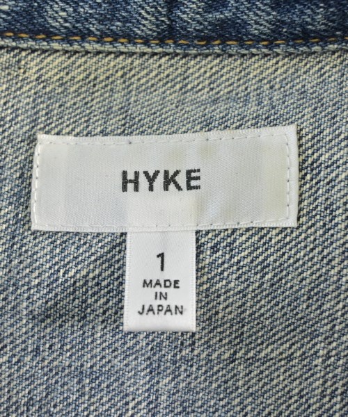 HYKE（ハイク）デニムジャケット 青 サイズ:1(S位) レディース/2200612190122
