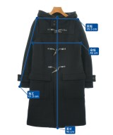 HYKE（ハイク）ダッフルコート 黒 サイズ:1(S位) レディース/2200607091014