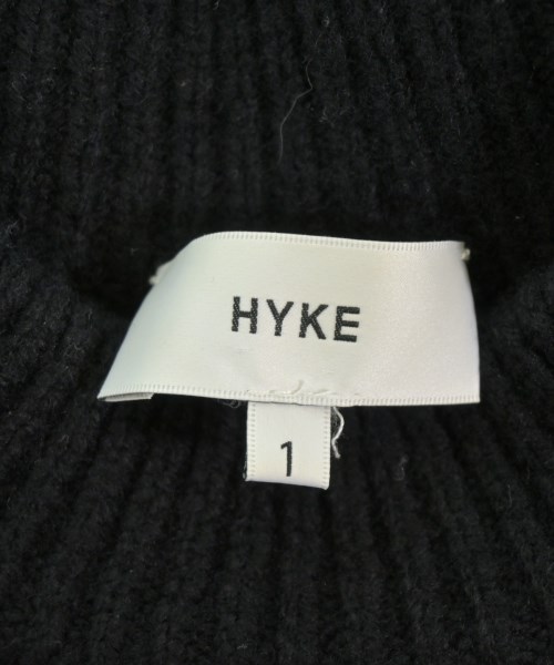 HYKE（ハイク）ニット・セーター 黒 サイズ:1(S位) レディース/2200607091113