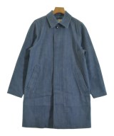 HYKE（ハイク）ステンカラーコート 青 サイズ:1(S位) レディース/2200615459097