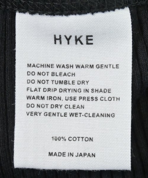 HYKE（ハイク）Tシャツ・カットソー 黒 サイズ:-(S位) レディース/2200616255018
