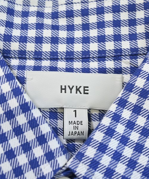 HYKE（ハイク）カジュアルシャツ 青 サイズ:1(S位) レディース/2200616447017