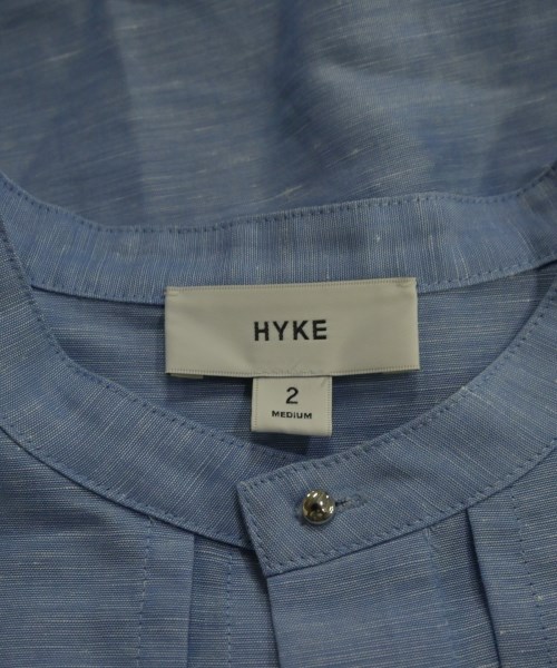 HYKE（ハイク）シャツワンピース 青 サイズ:2(M位) レディース/2200609378113