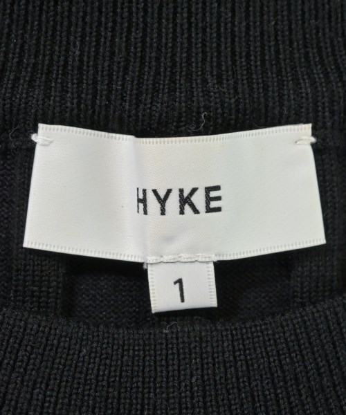 HYKE（ハイク）ニット・セーター 黒 サイズ:1(S位) レディース/2200616635087
