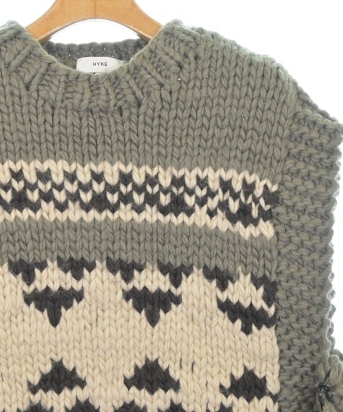 HYKE（ハイク）ベスト グレー サイズ:1(S位) レディース/2200609830055