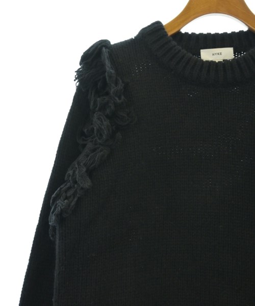 HYKE（ハイク）ニット・セーター 黒 サイズ:2(M位) レディース/2200618934058