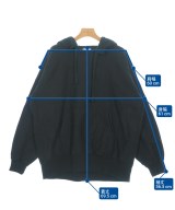 HYKE（ハイク）パーカー 黒 サイズ:4(M位) メンズ/2200618949090