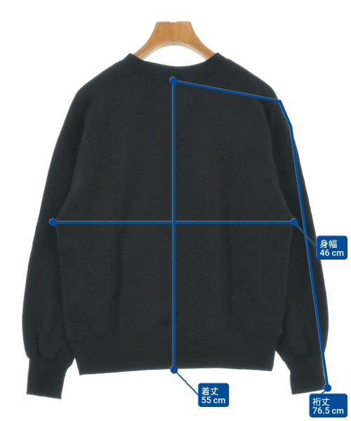 HYKE（ハイク）スウェット 黒 サイズ:S レディース/2200620191074