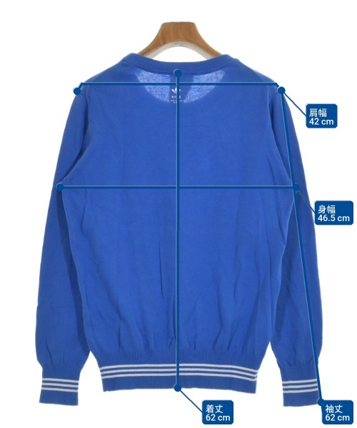 HYKE（ハイク）ニット・セーター 青 サイズ:M レディース/2200620314022