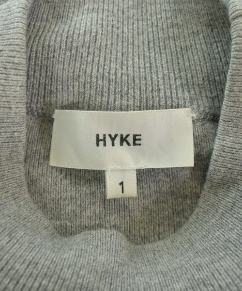 HYKE（ハイク）ニット・セーター グレー サイズ:1(S位) レディース/2200609436073