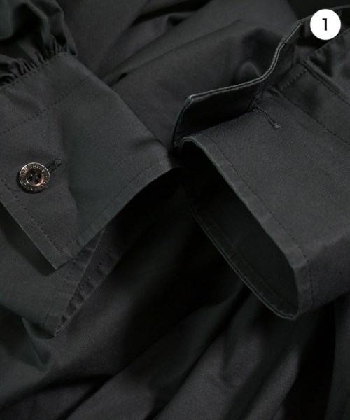 HYKE（ハイク）カジュアルシャツ 黒 サイズ:1(S位) レディース/2200612585027