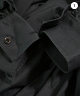 HYKE（ハイク）カジュアルシャツ 黒 サイズ:1(S位) レディース/2200612585027