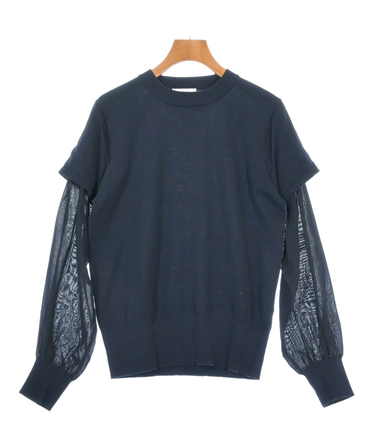 HYKE（ハイク）ニット・セーター 紺 サイズ:2(M位) レディース