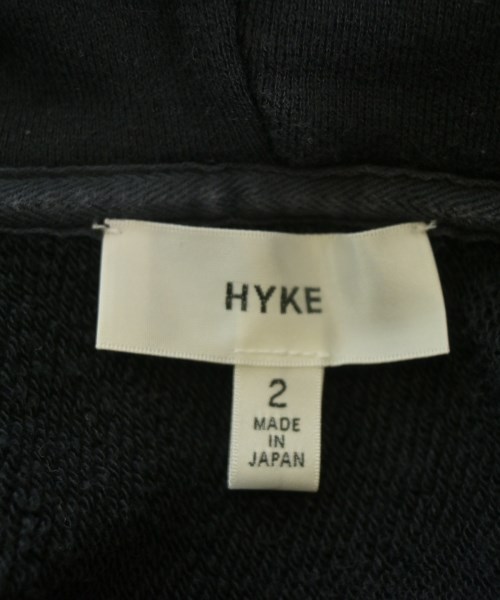 HYKE（ハイク）パーカー 黒 サイズ:2(M位) レディース/2200619959104