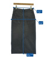 HYKE（ハイク）ロング・マキシ丈スカート 黒 サイズ:2(M位) レディース/2200599553026