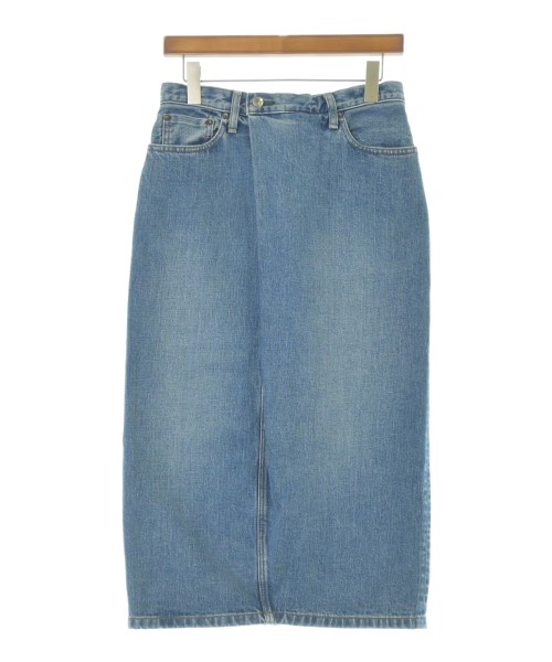 HYKE(ハイク)ロング・マキシ丈スカート 青 サイズ:2(M位)/2200669133011