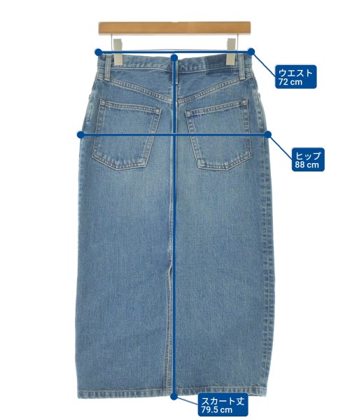 HYKE（ハイク）ロング・マキシ丈スカート 青 サイズ:2(M位) レディース/2200669133011