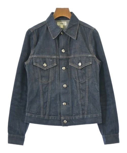 HYKE(ハイク)デニムジャケット 紺 サイズ:2(M位)/2200673790019