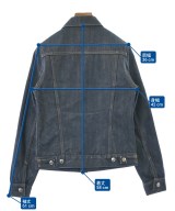 HYKE（ハイク）デニムジャケット 紺 サイズ:2(M位) レディース/2200673790019