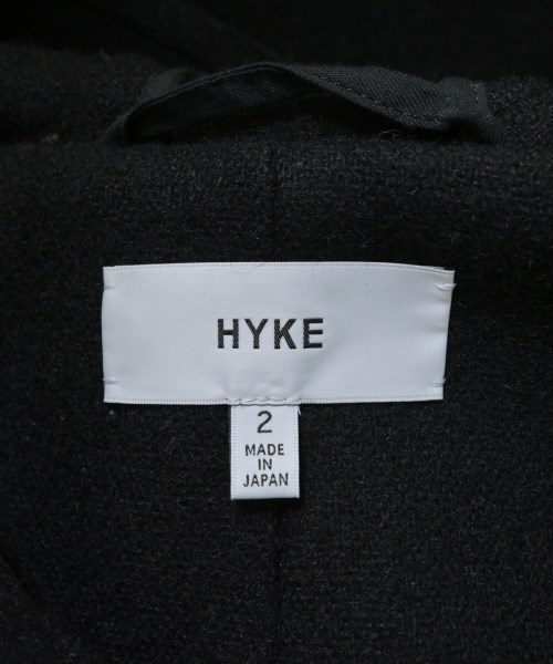 HYKE（ハイク）ダッフルコート 黒 サイズ:2(M位) レディース/2200670985012