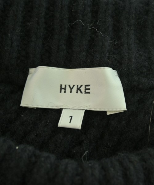 HYKE（ハイク）ニット・セーター 黒 サイズ:1(S位) レディース/2200675479189