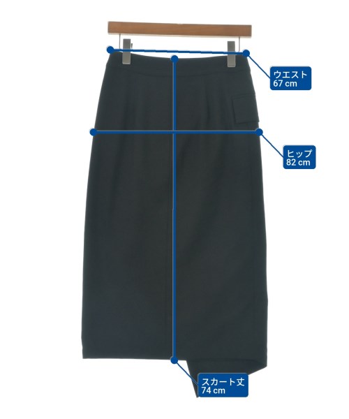 HYKE（ハイク）ロング・マキシ丈スカート 黒 サイズ:1(S位) レディース/2200672554087