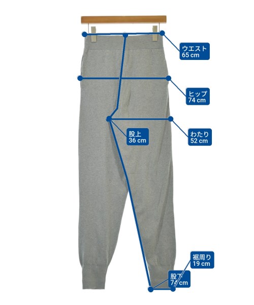 HYKE（ハイク）スラックス グレー サイズ:2(M位) レディース/2200676560176