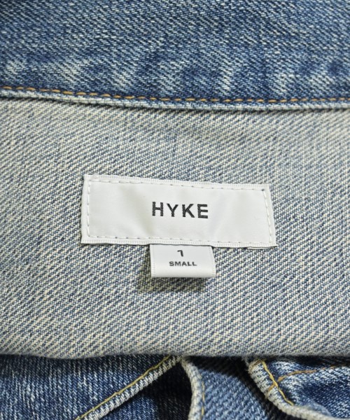 HYKE（ハイク）デニムジャケット 青 サイズ:1(S位) レディース/2200677779010