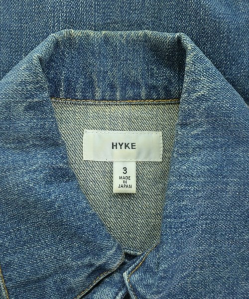 HYKE（ハイク）デニムジャケット 青 サイズ:3(L位) レディース/2200674534025
