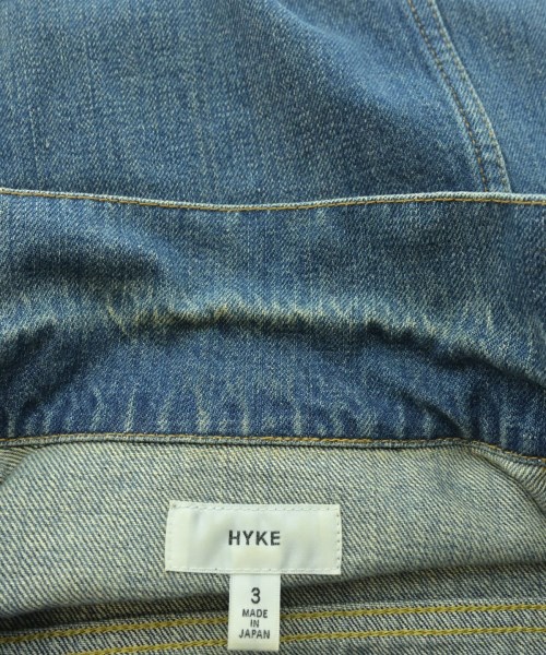 HYKE（ハイク）デニムジャケット 青 サイズ:3(L位) レディース/2200674534025