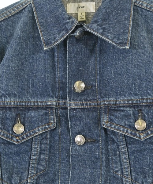 HYKE（ハイク）デニムジャケット 紺 サイズ:1(S位) レディース/2200677901039