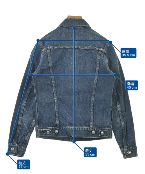 HYKE（ハイク）デニムジャケット 紺 サイズ:1(S位) レディース/2200677901039