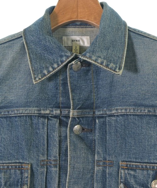 HYKE（ハイク）デニムジャケット 青 サイズ:2(M位) レディース/2200678207031