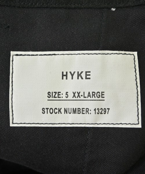 HYKE（ハイク）チノパン 黒 サイズ:XXL メンズ/2200678328101