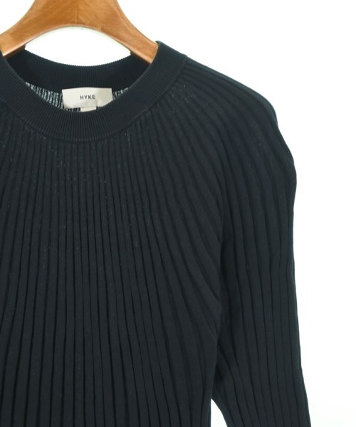 HYKE（ハイク）ニット・セーター 黒 サイズ:1(S位) レディース/2200678328125